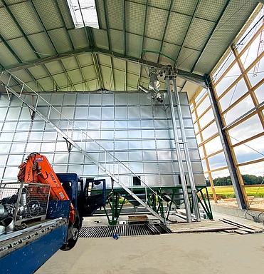 Rechteck-Lagersilo